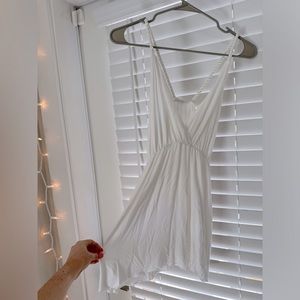 White Tank with Roped Straps